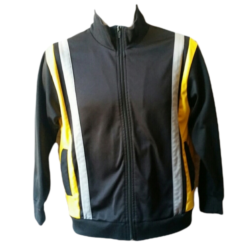 Athletech Yellow Black Grey Zip up Jacket